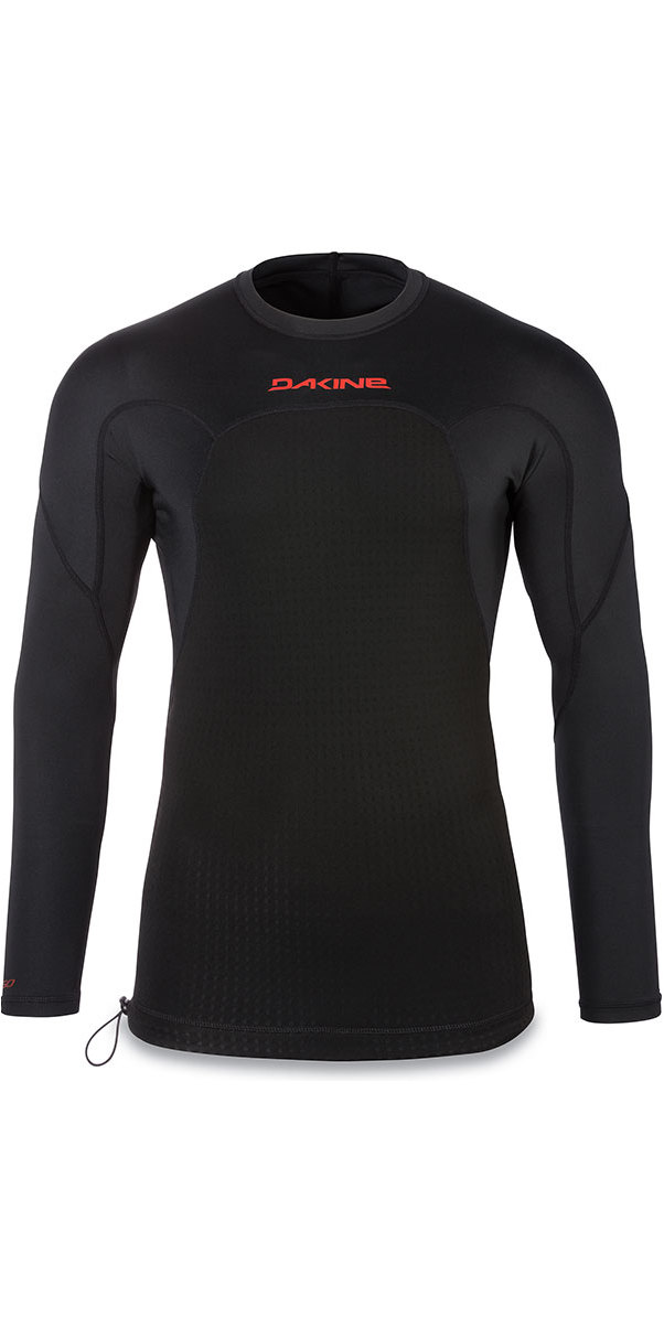 Dakine Storm Snug Fit Long Sleeve Rash Vest Black 10001666 Wetsuits Rash Vests Wetsuit Outlet