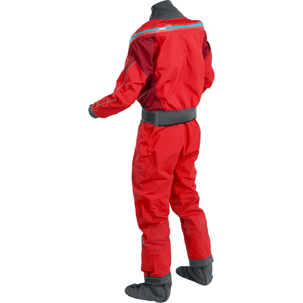 2025 Palm Mens Atom Back Zip Kayak Drysuit & Con Zip Flame / Chilli 12380