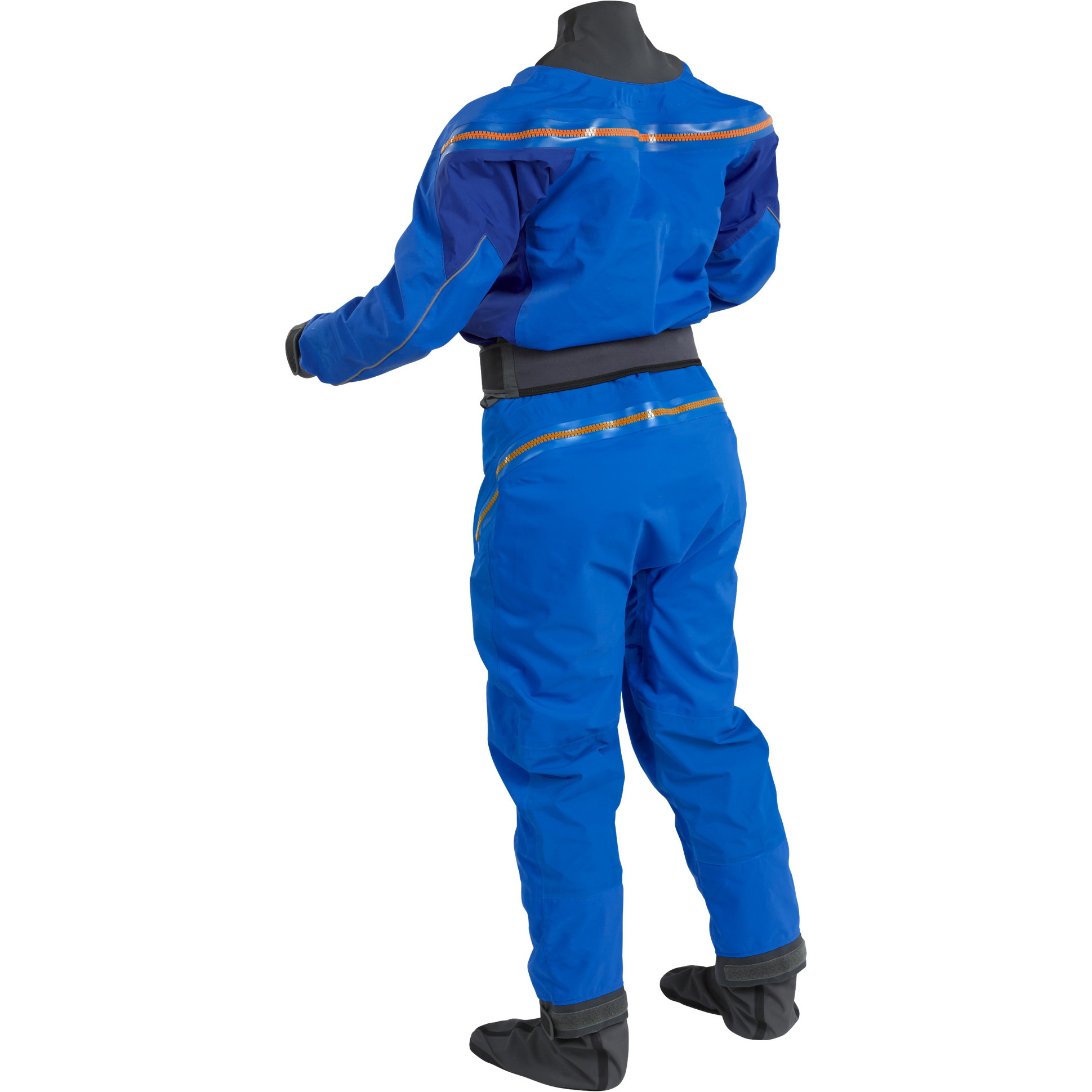 2025 Palm Womens Atom Back Zip Kayak Drysuit & Drop Seat Ocean / Cobalt 12381