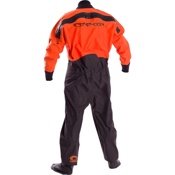 2022 Typhoon Junior Rookie Drysuit Negro / Naranja 100171