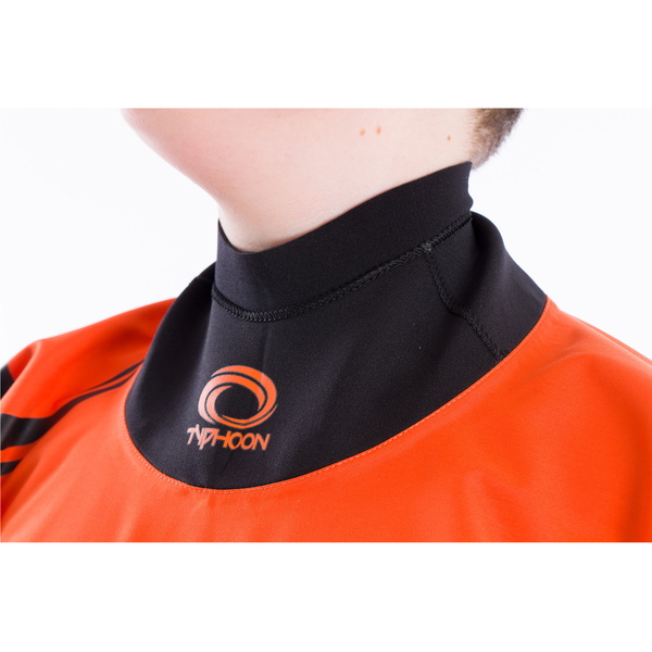 2022 Typhoon Junior Rookie Drysuit Negro / Naranja 100171
