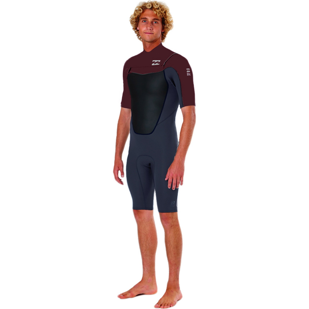 2016 Billabong Foil 2mm Pecho Zip GBS Primavera Chapo Sangre W42M11