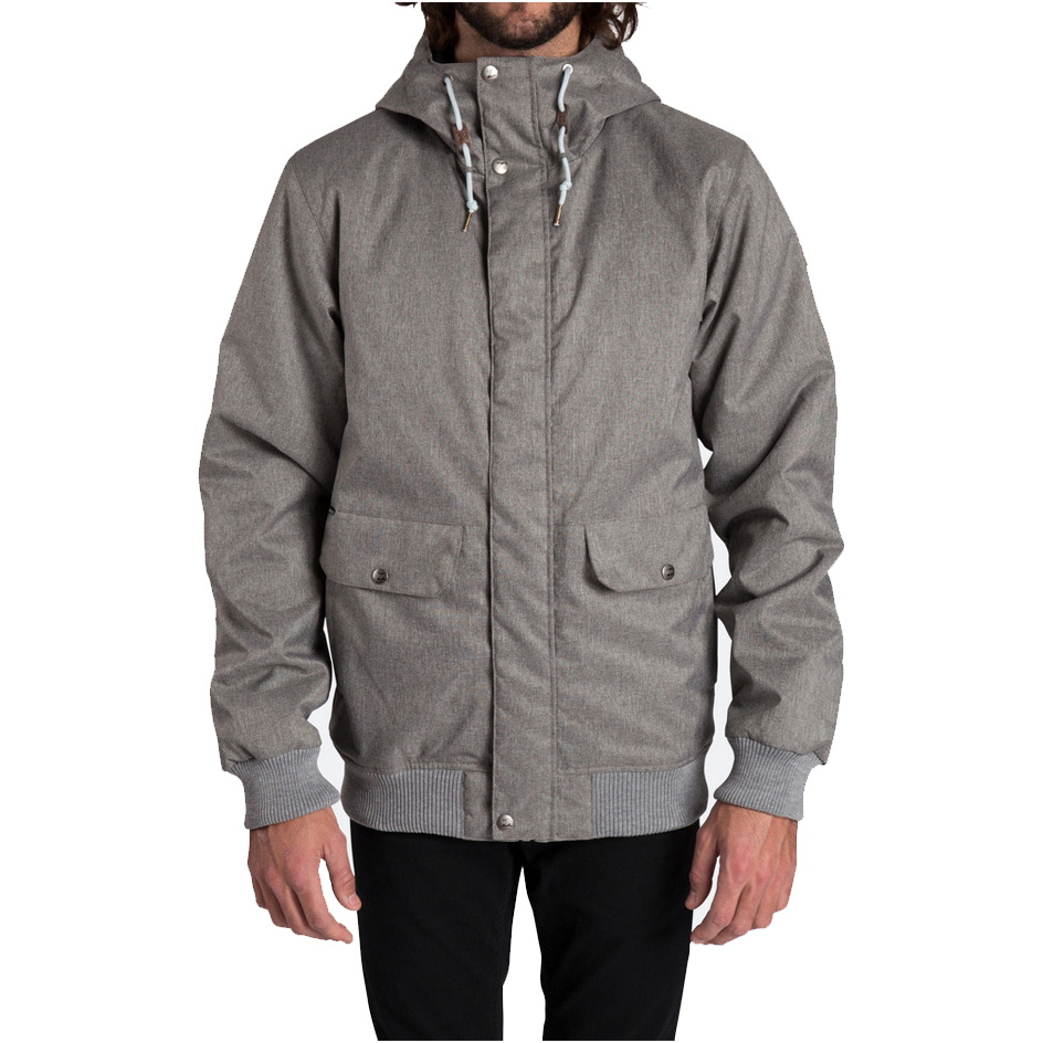 Billabong Chaqueta De Día Lluvioso Gris Jaspeado Z1jk25