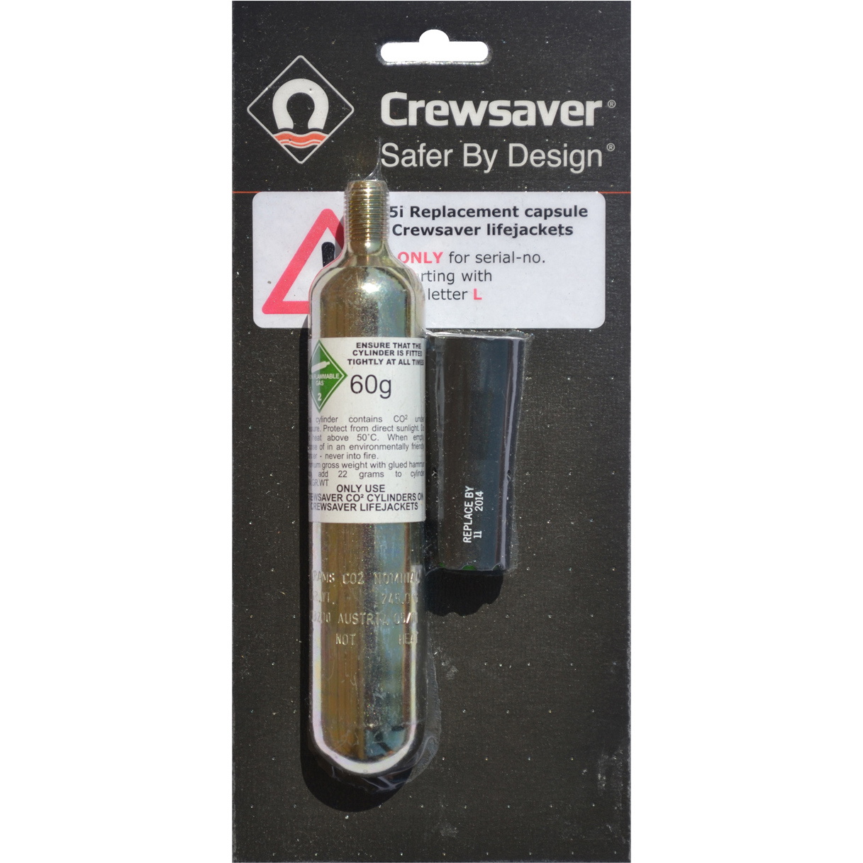 2026 Crewsaver 290n 60g Paquete Estándar De Rearme Automático 11037
