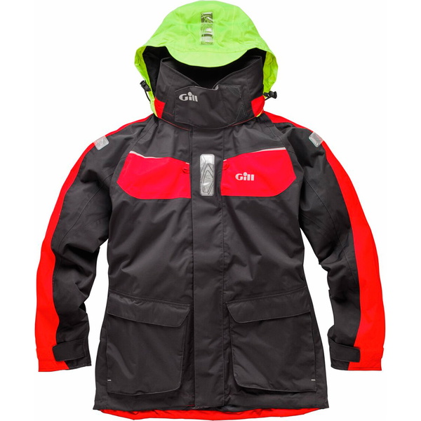 Gill Mens Coast Jacket Graphite / Red IN12J