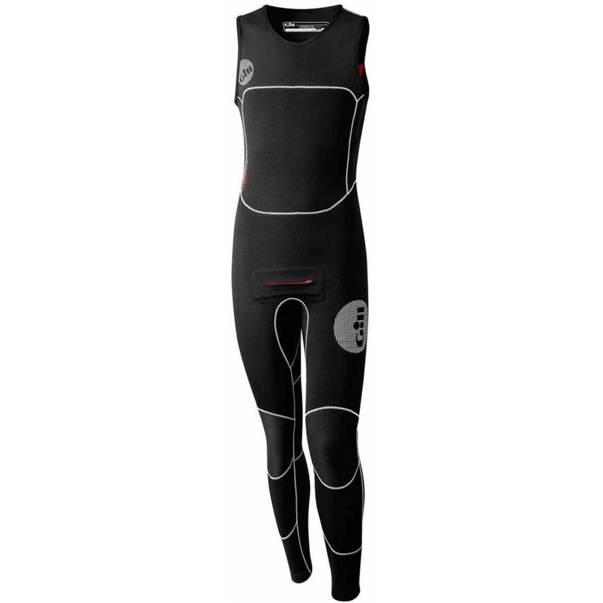 2019 Gill THERMOSKIN 4/3mm GBS SKIFF SUIT Black 4614