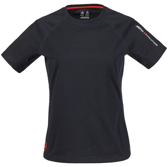 Camiseta de Sunblock de la evolución de las señoras de Musto NEGRO SE0863