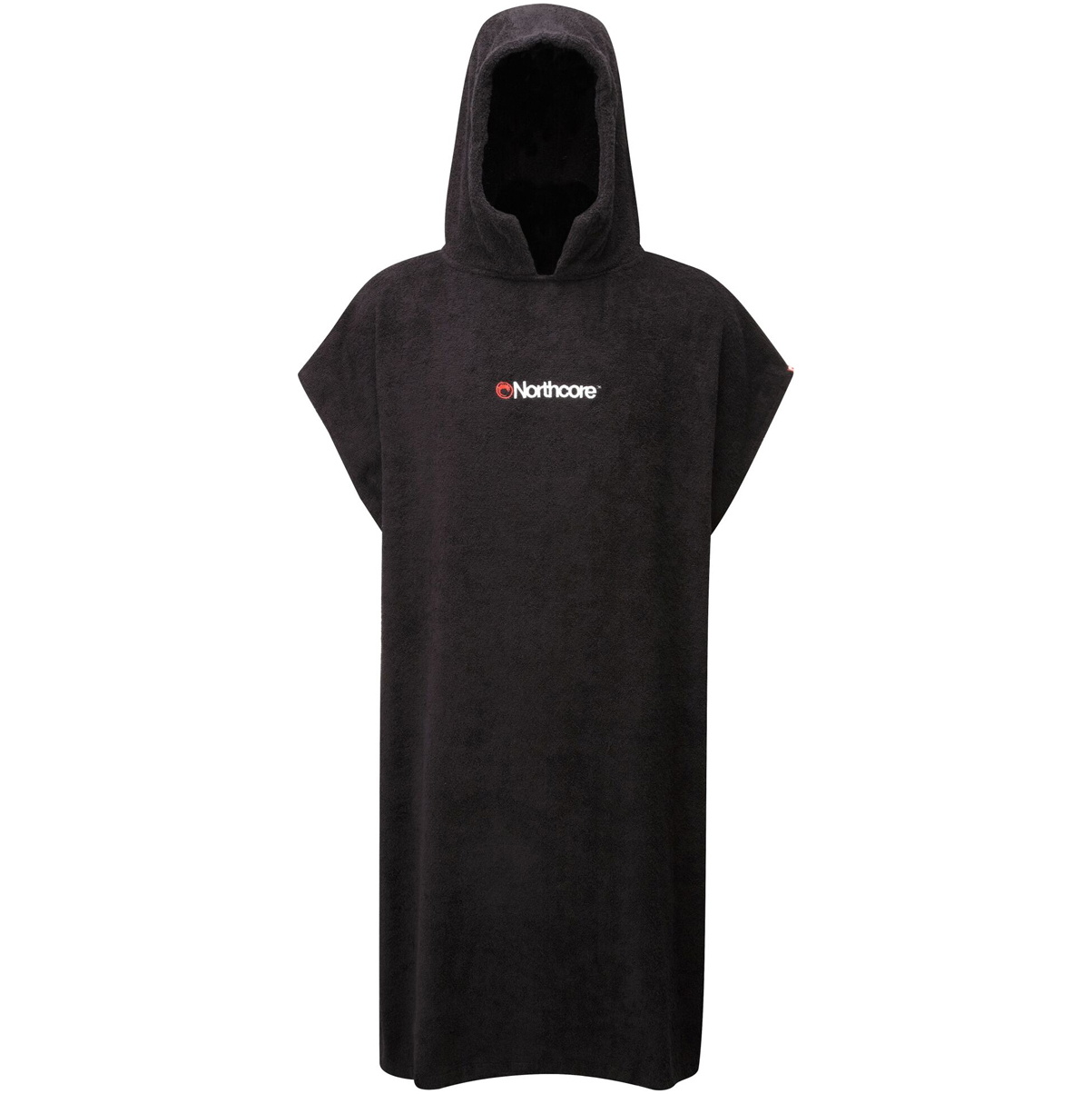2026 Northcore Beach Basha Toalla Con Capucha Cambiante Robe / Poncho Noco24 - Negro