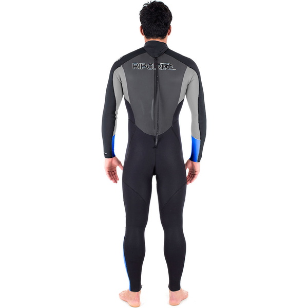 Traje De Neopreno Con Back Zip Rbs Rip Curl Omega 3/2mm Gbs Azul Wsm6lm