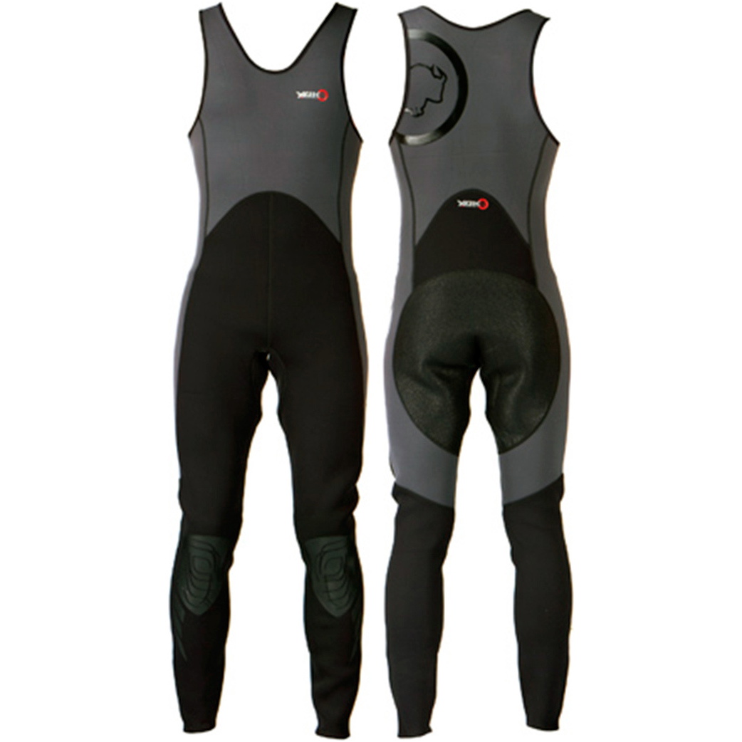 2026 Yak Kayak 'Step In' 3mm Long John Wetsuit Grey / Black  5405-A