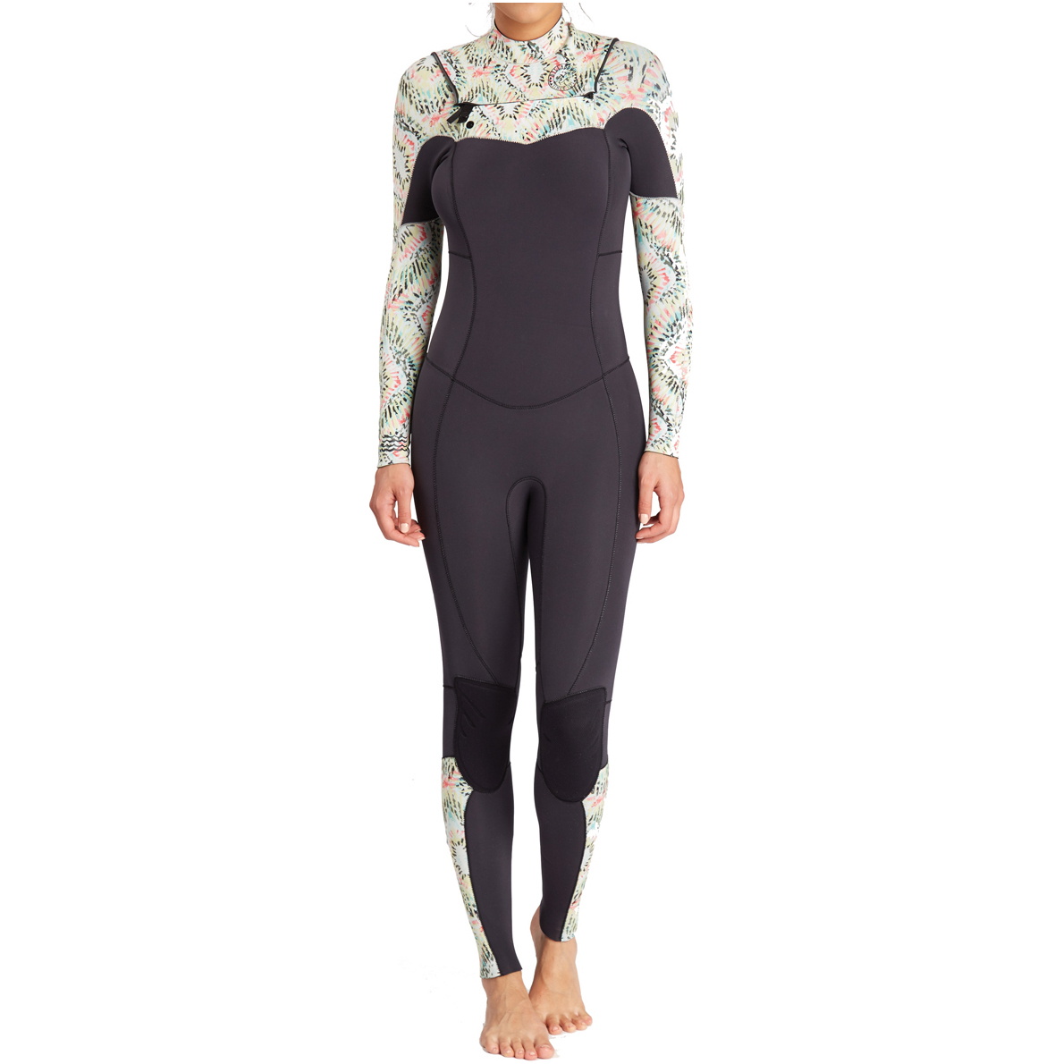 Billabong Traje De Neopreno Con Chest Zip Salty Dayz 3/2mm Mujer - Aloe C43g03