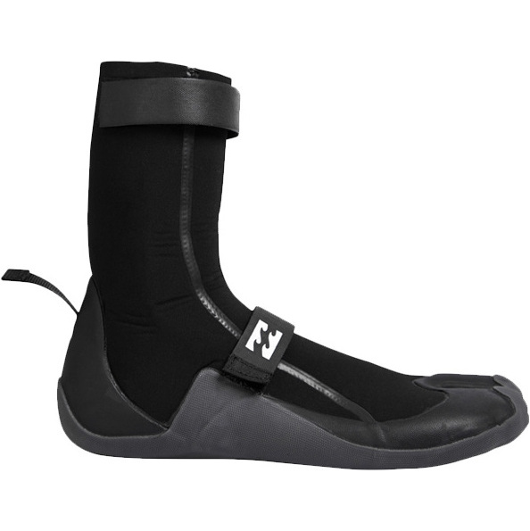 2019 Billabong Revolution 5mm Botas De Neopreno Con Punta Dividida Negro F4bt18