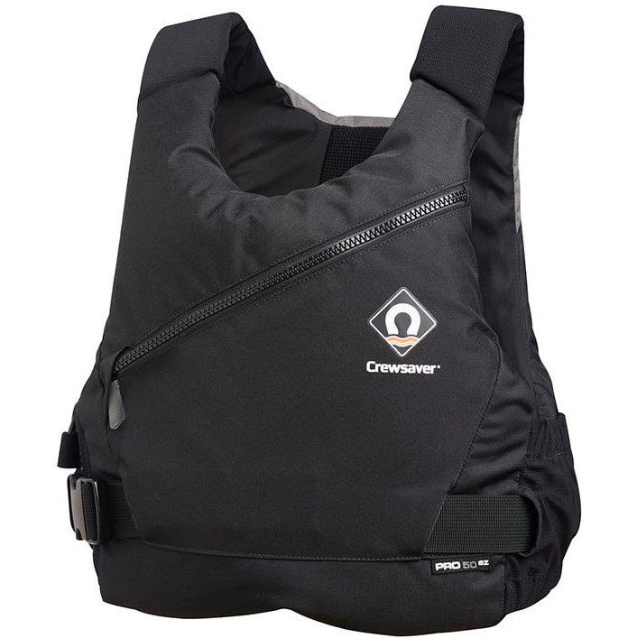 2025 Crewsaver Junior Pro 50N Side Zip Buoyancy Aid Black / Grey 2621J