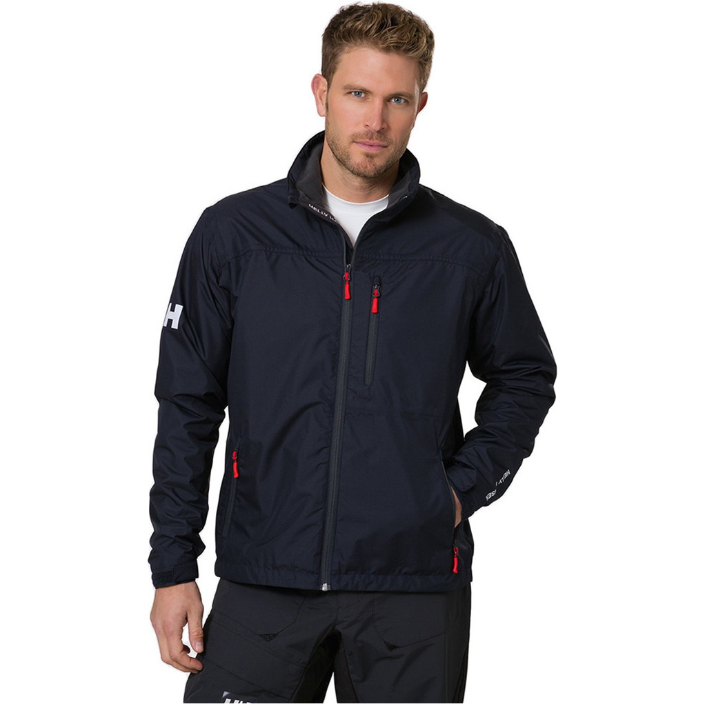 2024 Helly Hansen Hombres Crew Chaqueta De Capa Intermedia 30253 - Navy