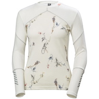 Ladies HH Lifa Merino Crew Base Layer Top blanco