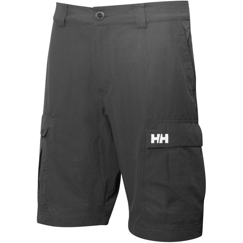 2025 Helly Hansen Hombres QD Cargo Shorts Ebony 54154