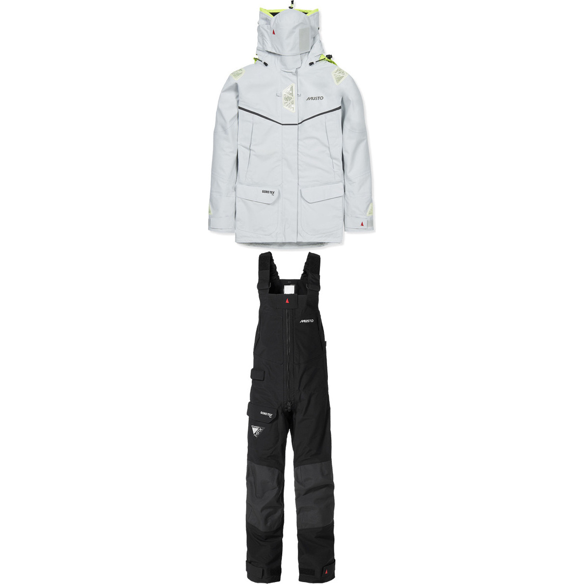 Musto Womens MPX Goretex Offshore Jacket SM151W3 & Trouser SM1520 Combi Set PLATINUM / BLACK