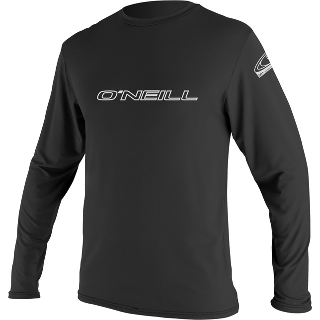 2026 O'Neill Hombres Basic Skins Camiseta De Manga Larga 4339 - Black
