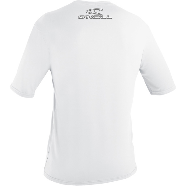 2026 O'Neill Hombres Basic Skins Camisa De Manga Corta Para El Sol 3402 - White