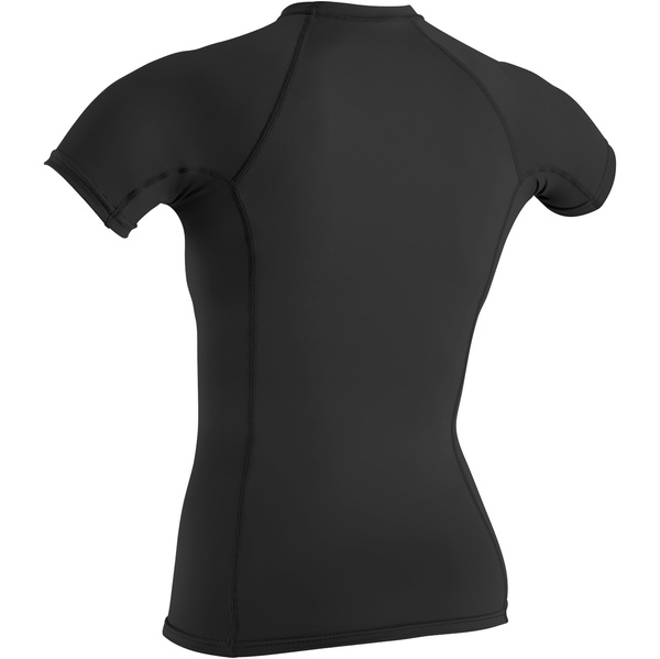 2026 O'neill Básico De Mujer Skins Manga Corta Crew Lycra Vest 3548 - Negro