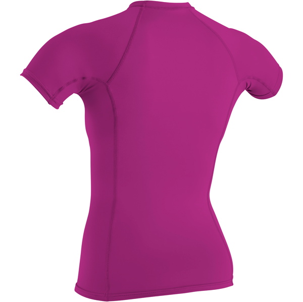 2026 O'neill Básico De Mujer Skins Manga Corta Crew Lycra Vest 3548 - Rosa Zorro