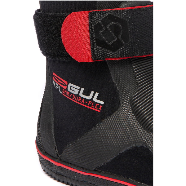 2025 Gul Todo Uso 5mm Botas Náuticas Con Cordones BO1304-B2 - Black / Rojo