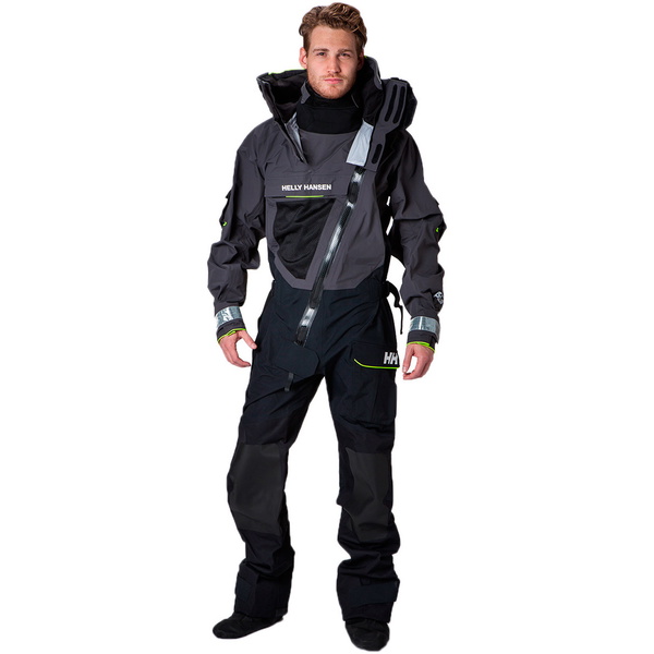 2019 Helly Hansen Aegir Ocean Survival Drysuit Ebony 31706