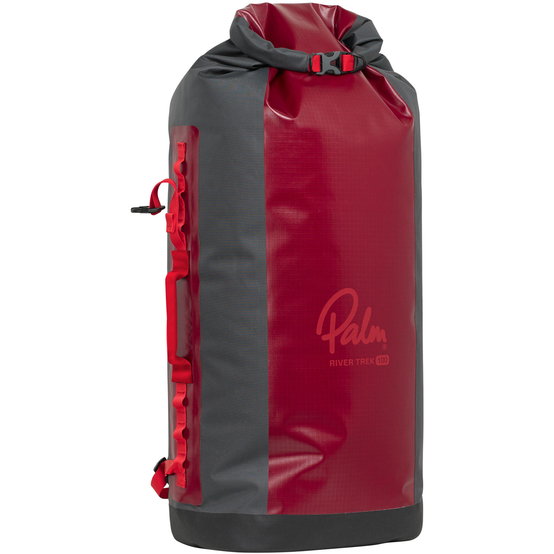 2026 Palm River Trek 100L Dry Back Pack 12348 - Chilli / Jet Grey