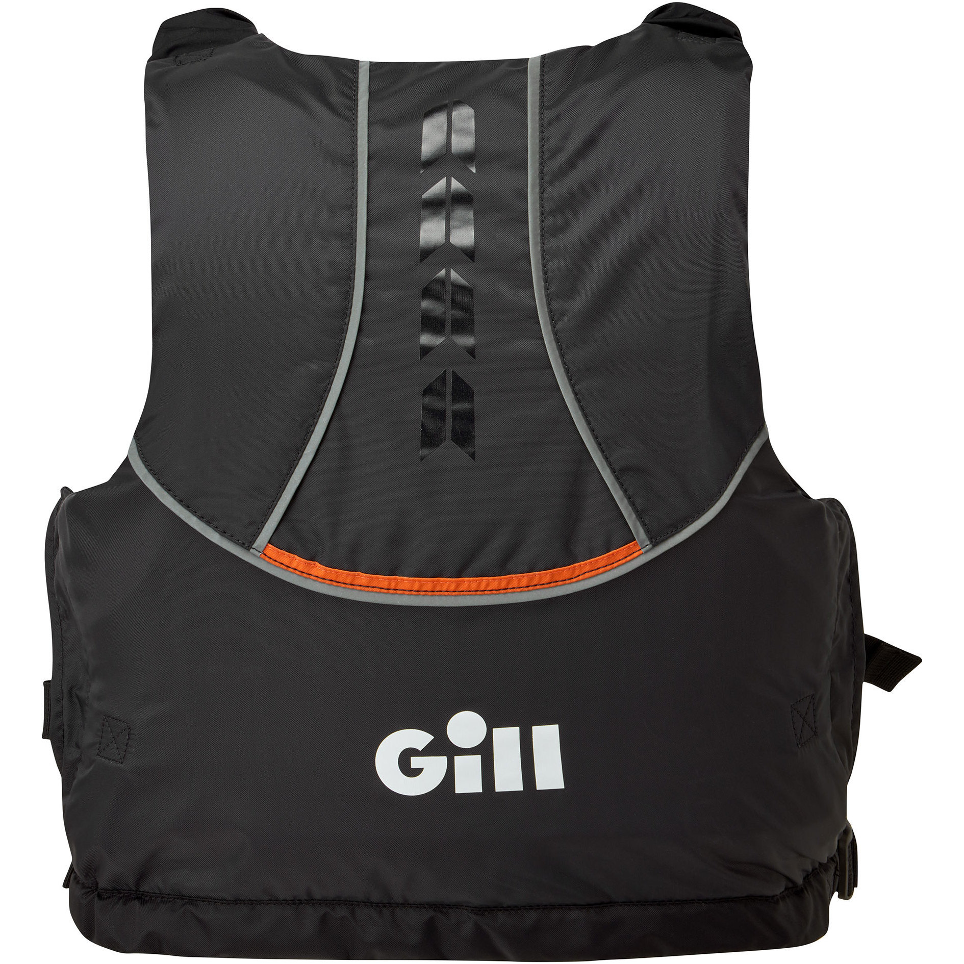 2026 Gill Pursuit Pro Racer Side Zip 50N Ayuda A La Flotabilidad 4916 - Black / Orange