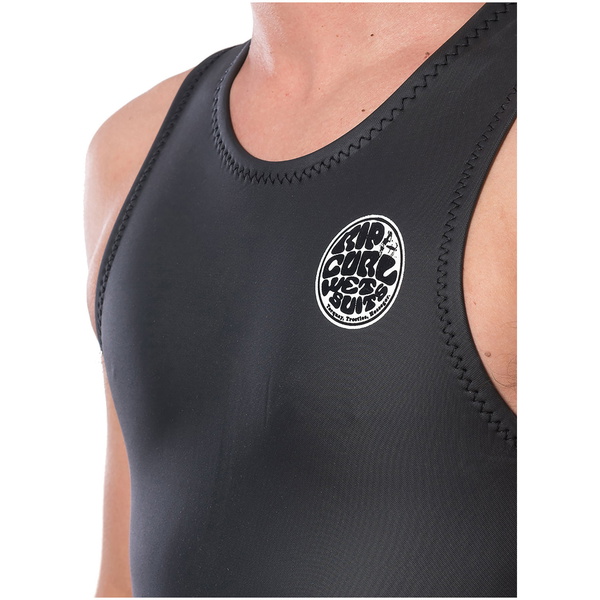 2026 Rip Curl Hombres Dawn Patrol 1.5mm Back Zip Long John Neopreno WSM9IM - Black