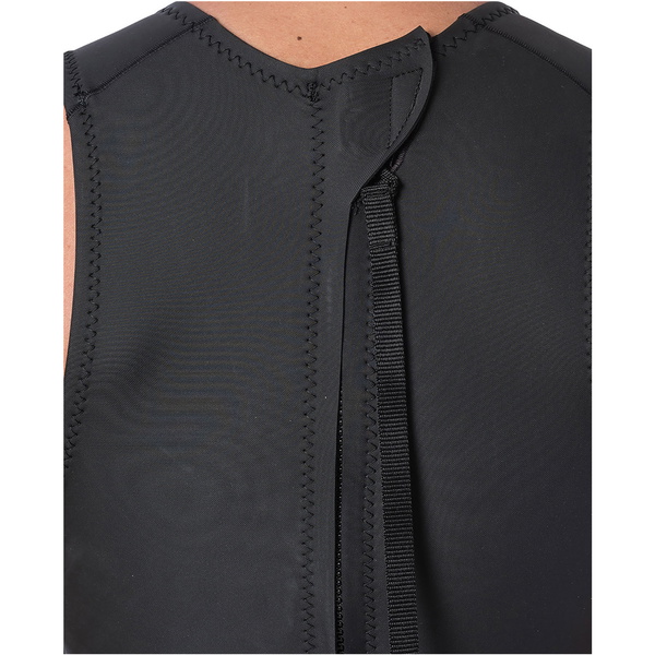 2026 Rip Curl Hombres Dawn Patrol 1.5mm Back Zip Long John Neopreno WSM9IM - Black