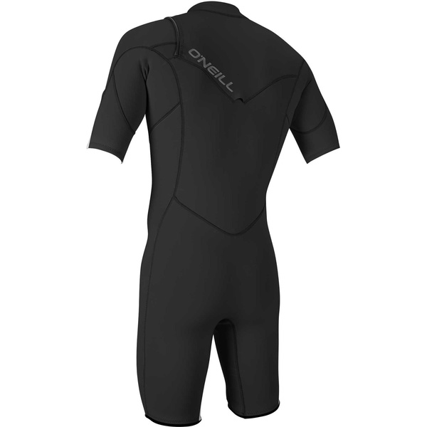 2026 O'Neill Hombres Hammer 2mm Chest Zip Shorty Neopreno 4927 - Black