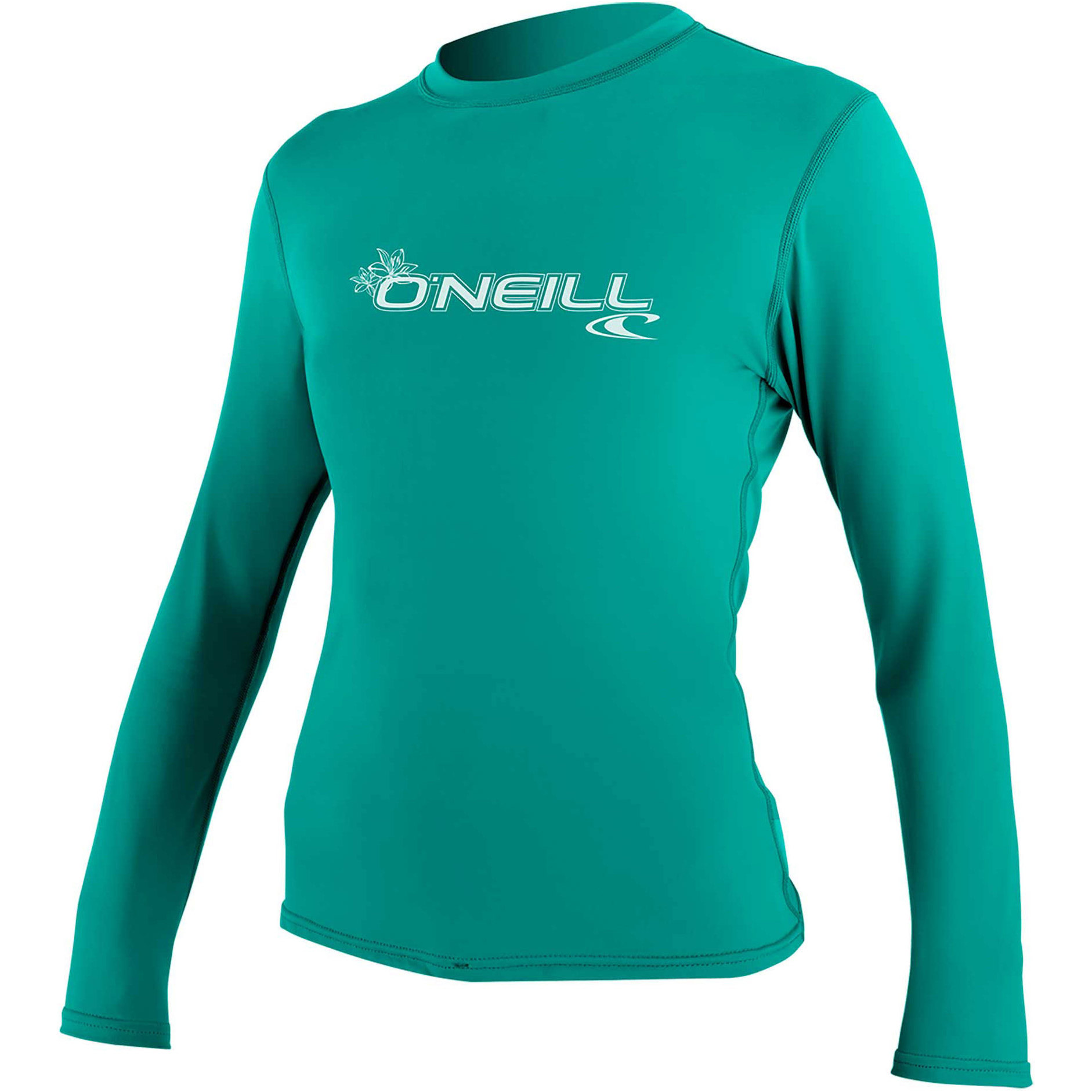 2026 O'Neill Womens Basic Skins Long Sleeve Rash Tee 4340 - Light Aqua