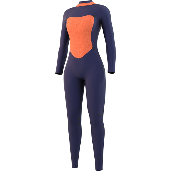 Mystic Mujer Star 3/2mm Back Zip Neopreno 210318 - Black