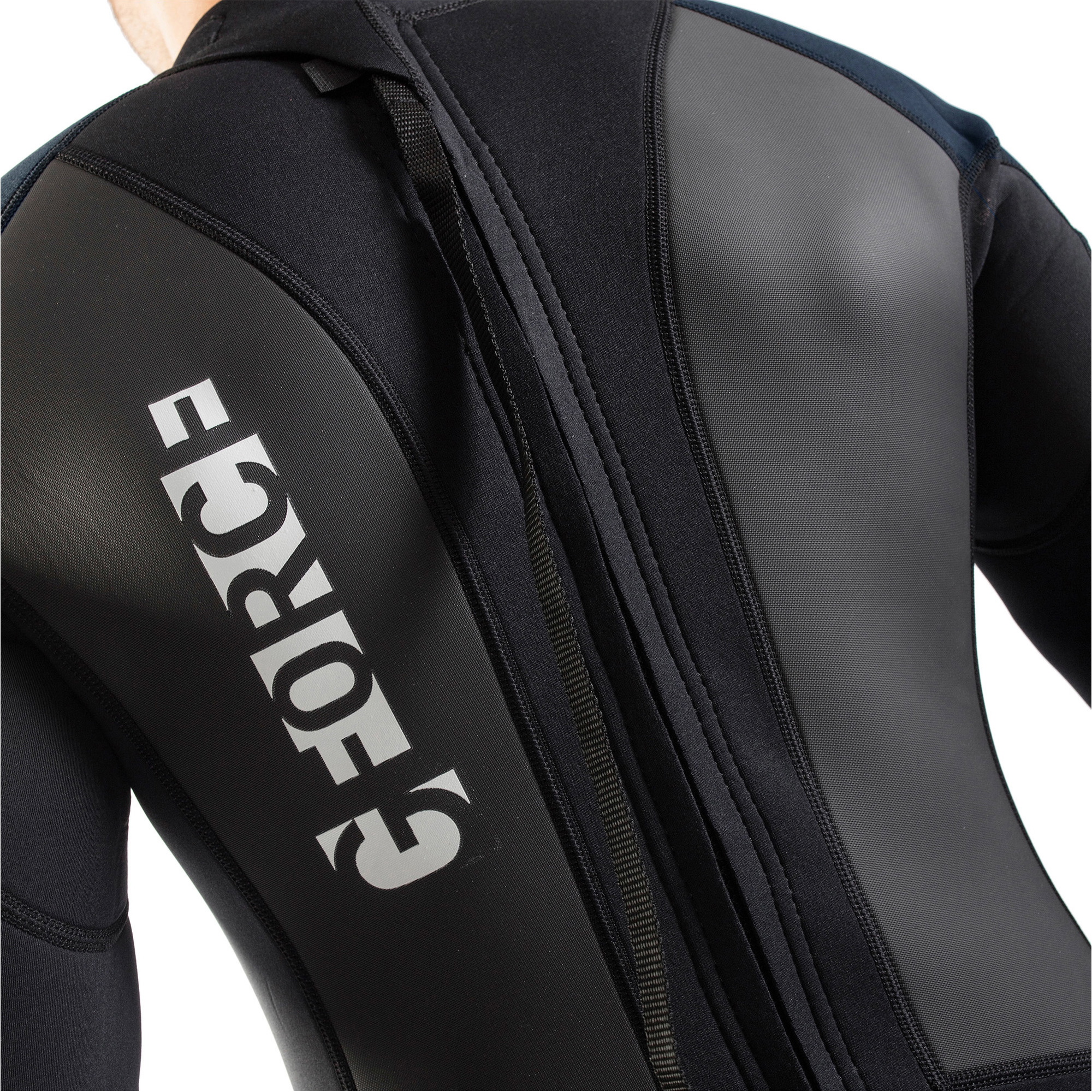 2026 Gul Hombres G-Force 3mm Back Zip Flatlock Neopreno GF1305-B7 - Black / Navy