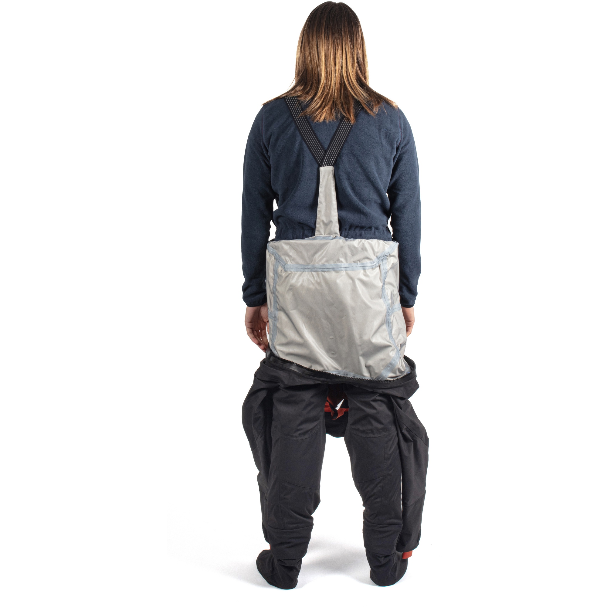 Gul Hombres Code Zero Traje De Buceo Elástico Con Cremallera En U GM0368-B9 - Black