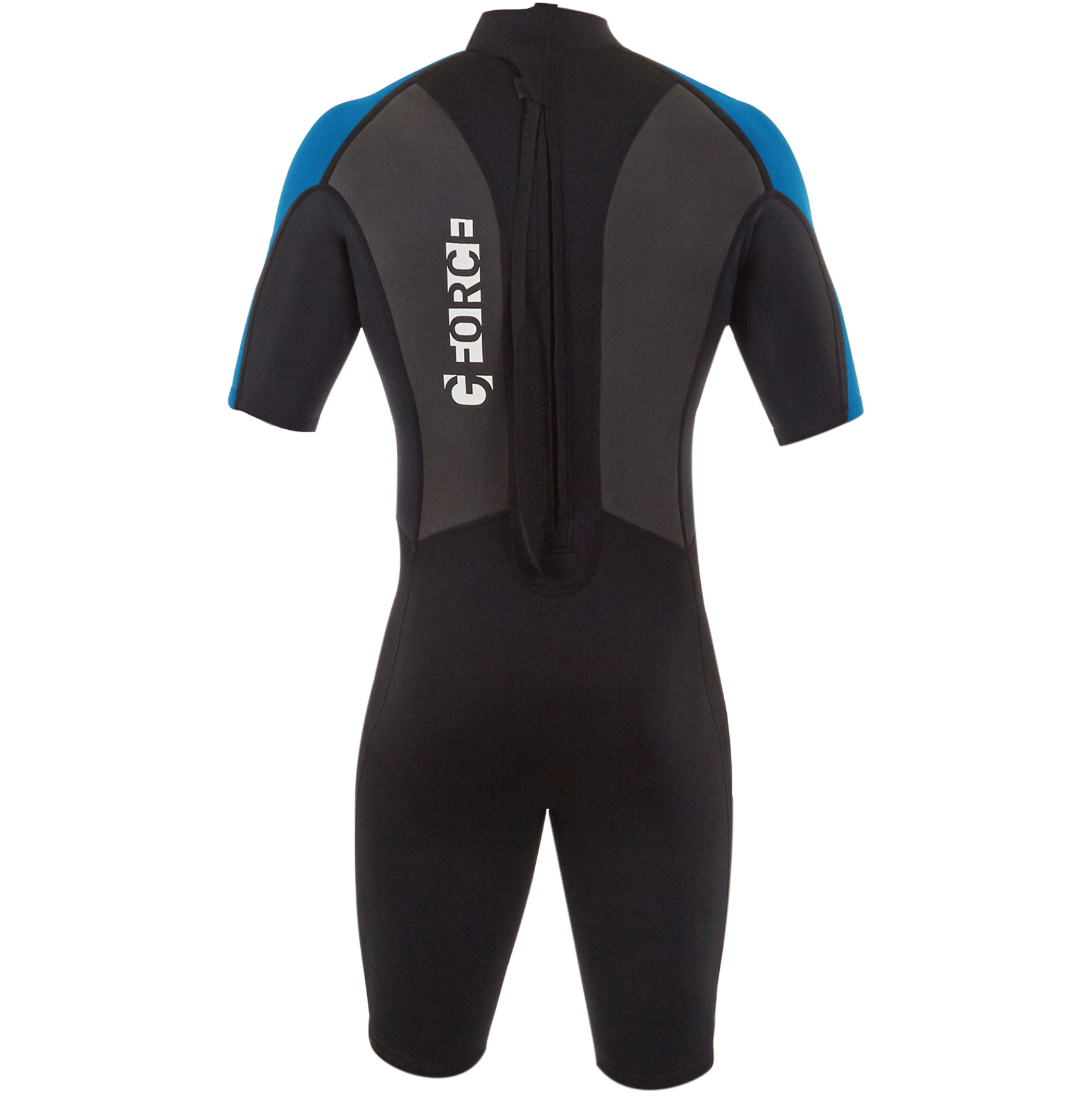2026 Gul Junior G-Force 3mm Back Zip Shorty Neopreno GF3307-B7 - Black / Zafir