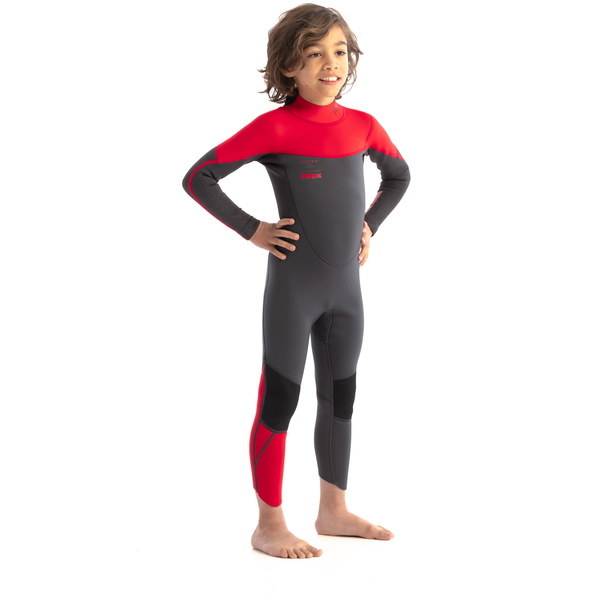 2026 Jobe Junior Boston 3/2mm Back Zip Neopreno 3035210 - Red