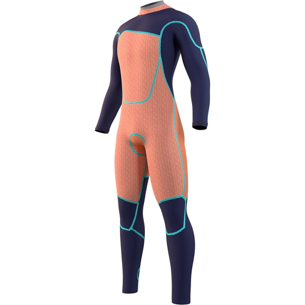 2026 Mystic Hombres Majestic 5/4mm Back Zip Neopreno 35000.230003 - Black