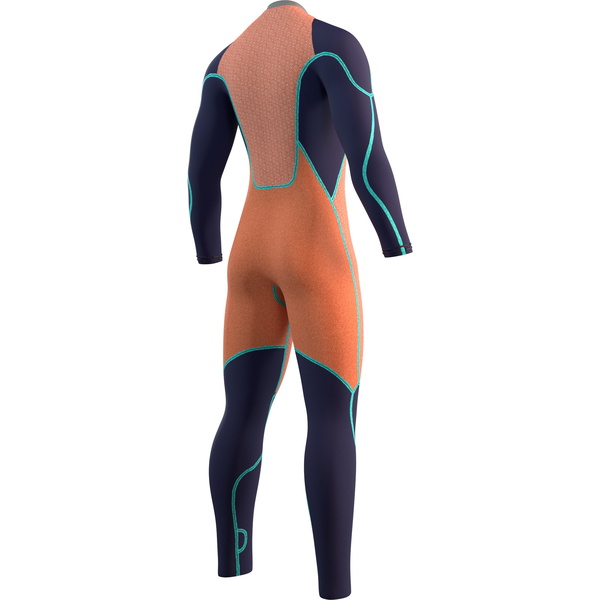 2026 Mystic Hombres Majestic 5/4mm Back Zip Neopreno 35000.230003 - Black