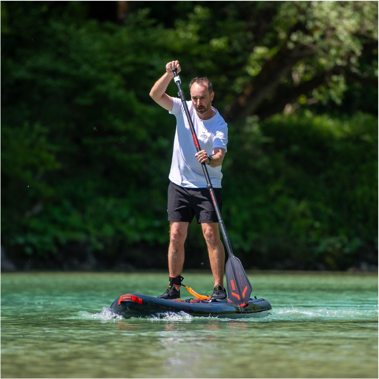2026 Jobe Stream Carbon 100 Sup Pala 3 Piezas 486723007 - Naranja