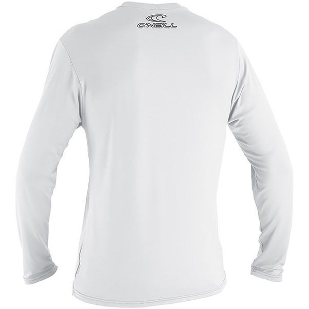 2026 O'Neill Youth Basic Skins Camiseta De Manga Larga Erupción Blanca 4341