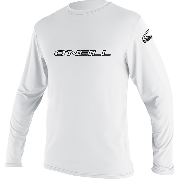 2026 O'Neill Youth Basic Skins Camiseta De Manga Larga Erupción Blanca 4341