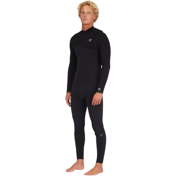 2023 Billabong Hombres Furnace Natural 3/2mm Zip Free Neopreno ABYW100183 - Black