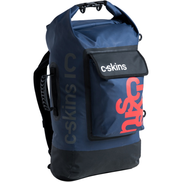 2026 C-skins Cazatormentas 40l Drybag  C-dbp40 - Pizarra / Negro / Rojo Cálido