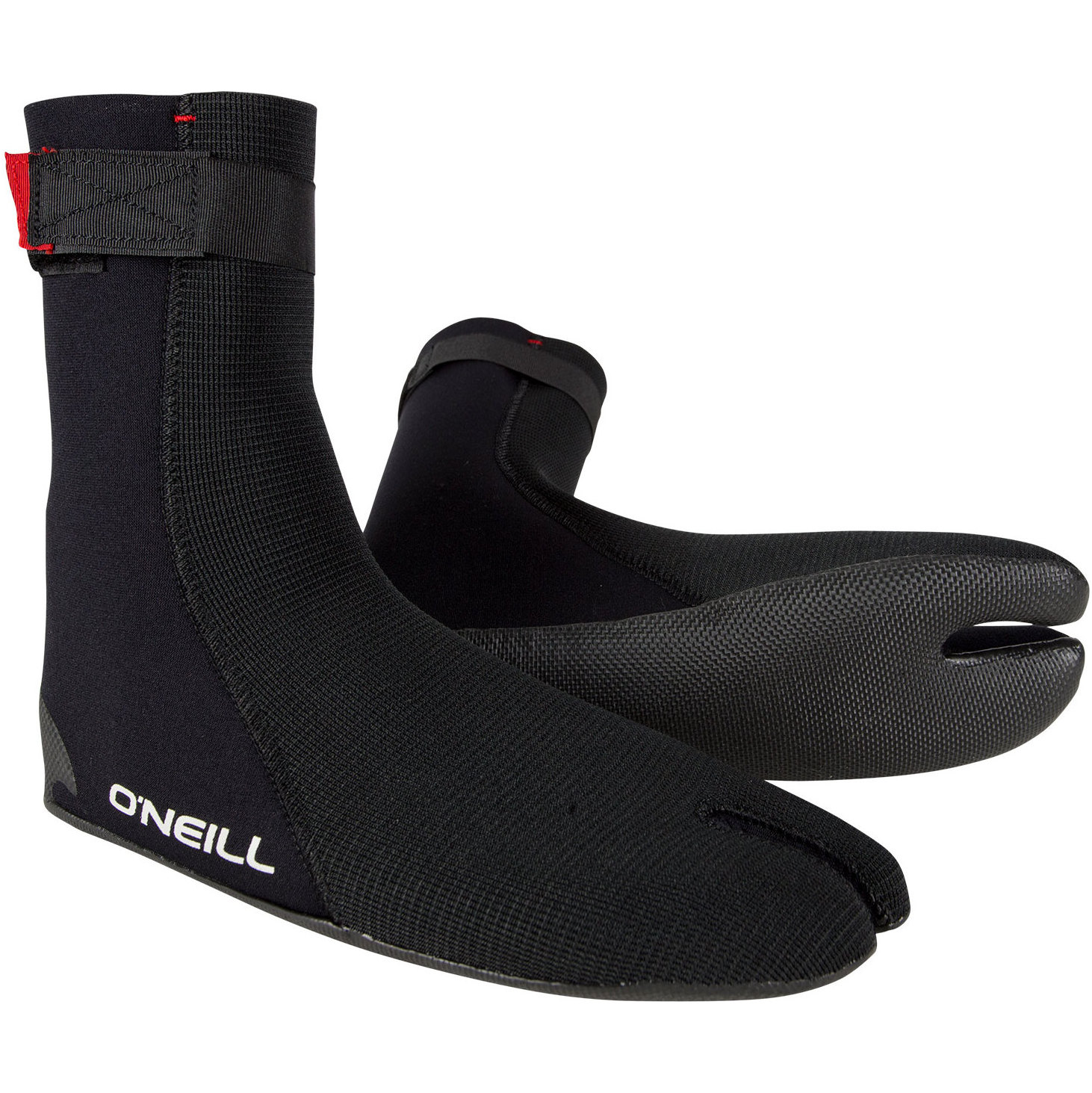 2026 O'neill Ninja Del Calor 3mm Botas Puntera Partida 4786 - Negro