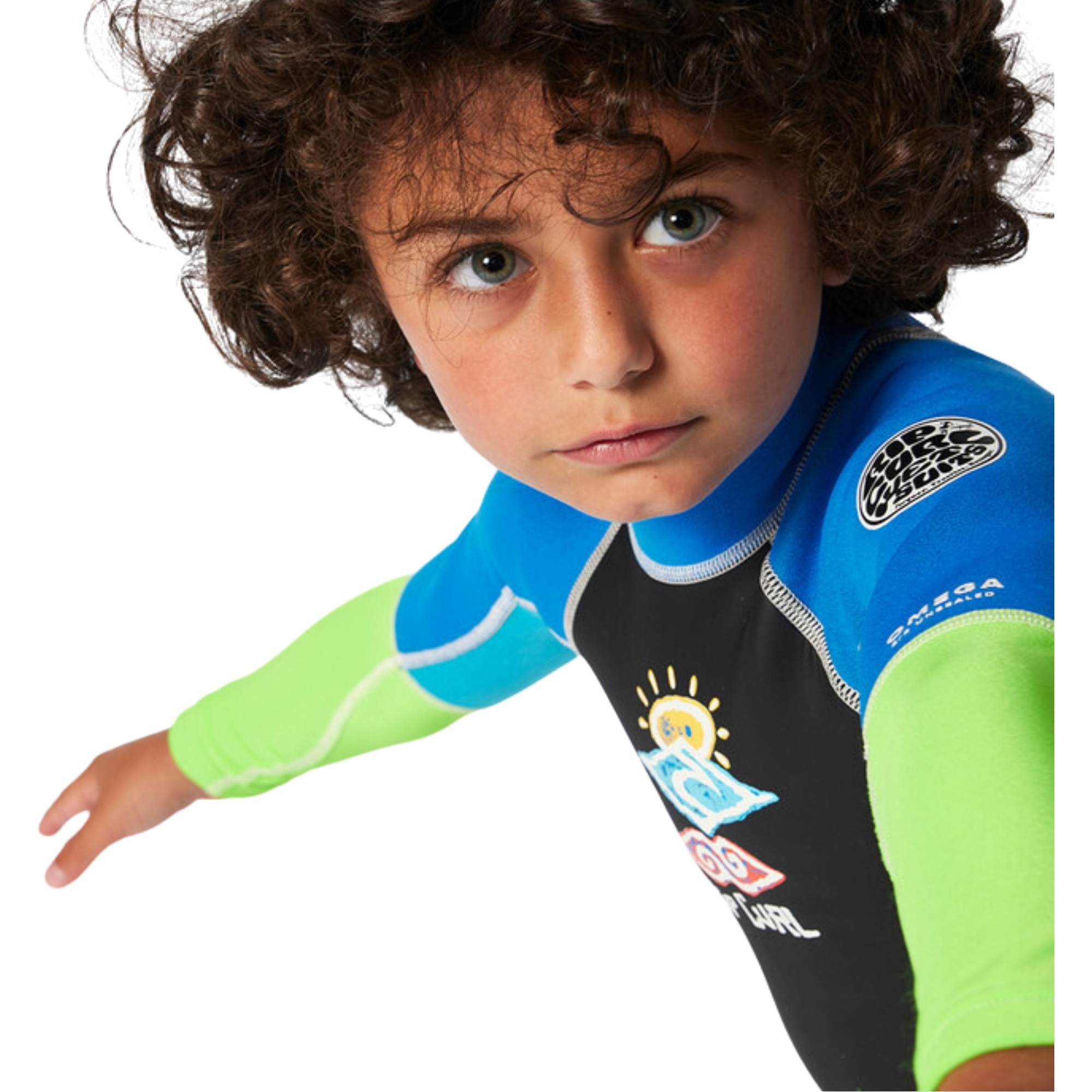 2026 Rip Curl Groms Omega 1 5mm Back Zip Easy On / Off Neopreno 002TSP ...