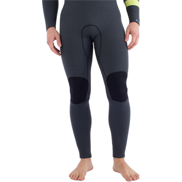 2025 Hurley Hombres Plus 5/3mm Con Capucha Chest Zip Neopreno MFS0012543 - Black / Lemon