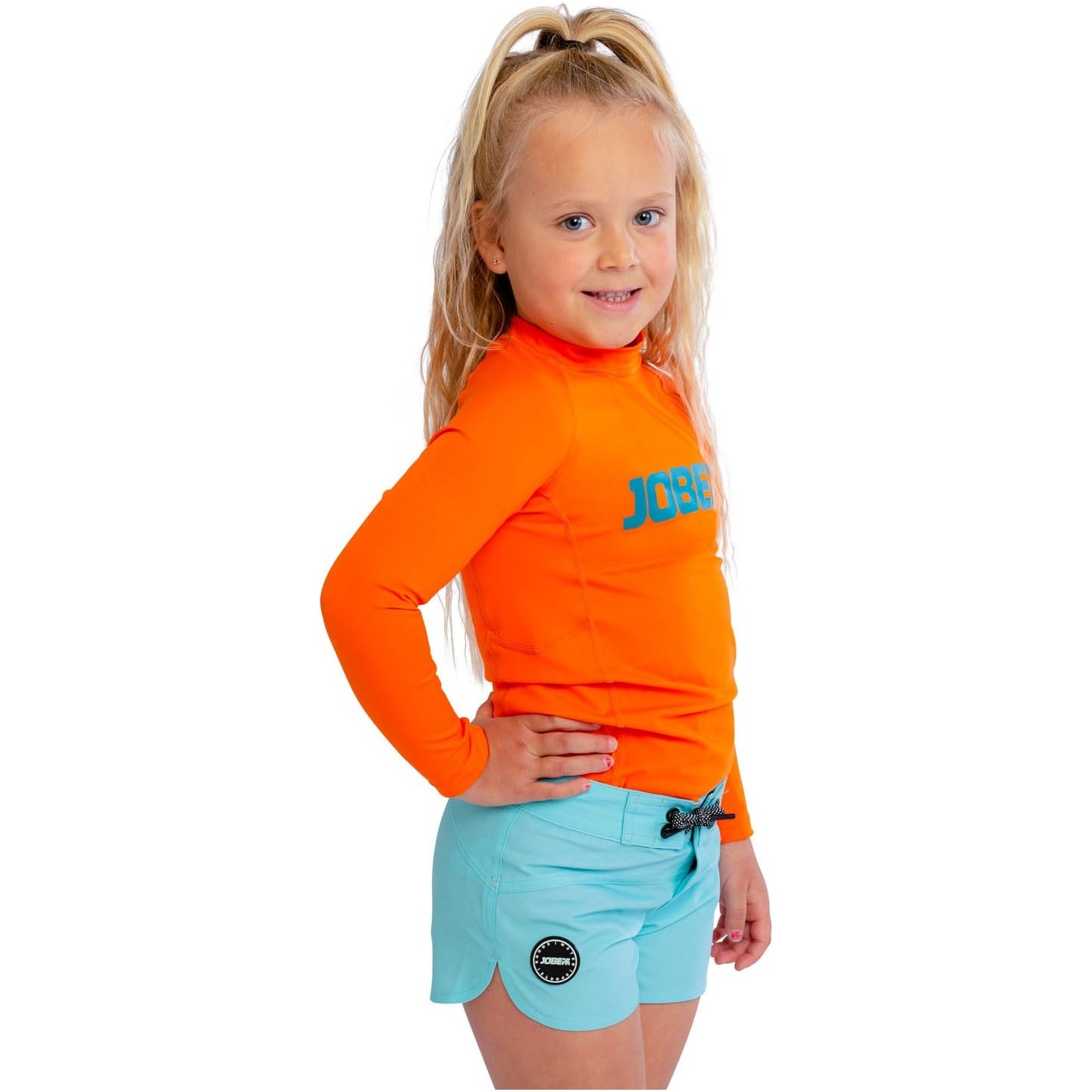 2025 Jobe Manga Larga Junior Lycra Vest 544223001 - Naranja Fuego