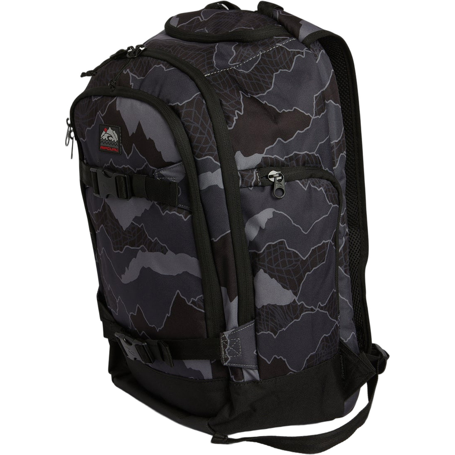 Mochila De Camuflaje «Search» De 33 Litros De La Colección «Posse» De Rip Curl Para 2026, Modelo 16AMBA - Black / Gris